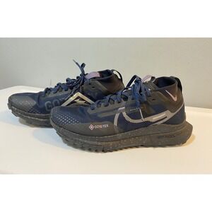 Nike Pegasus Trail 4 GORE-TEX Navy Blue Running Shoes FZ4343-400 Womens 8.5